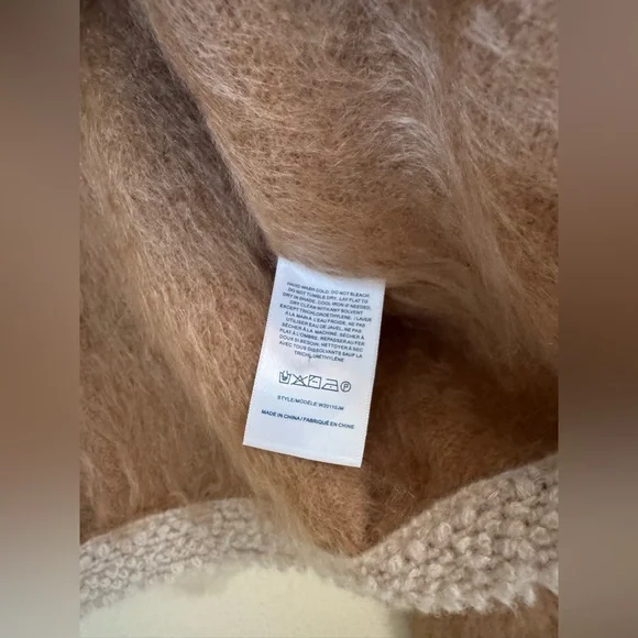 Guest In Residence Grizzly Jacket 100% Cashmere Almond Oatmeal XS - Picture 7 of 9